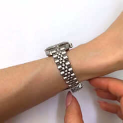 Alternative view of Rolex Datejust Custom Pink 69173 MOP Natural Diamond Dial Bezel Band 26mm Watch