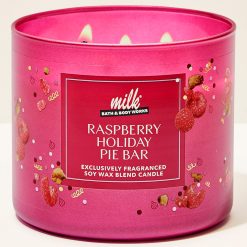 Raspberry Holiday Pie Bar